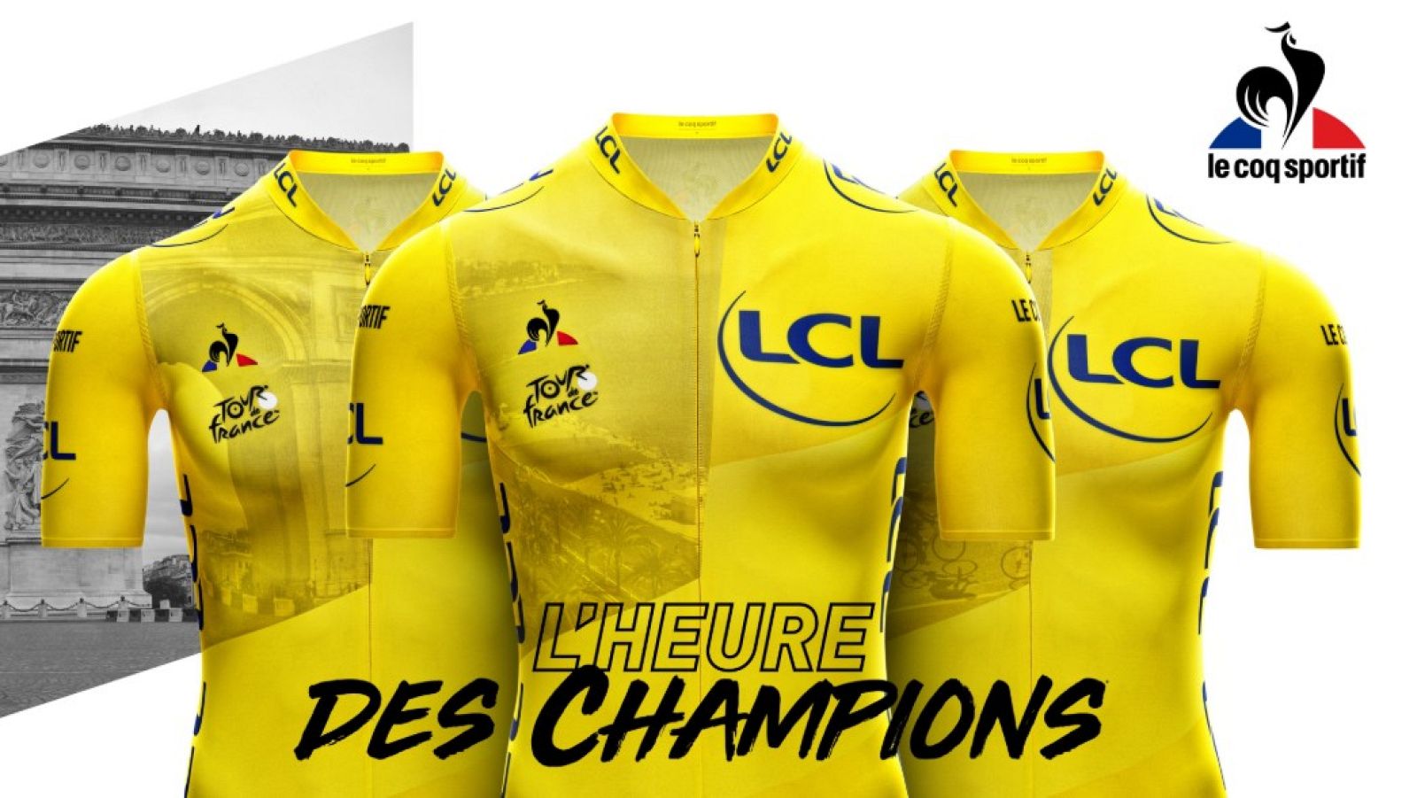 Tres maillots para el Tour