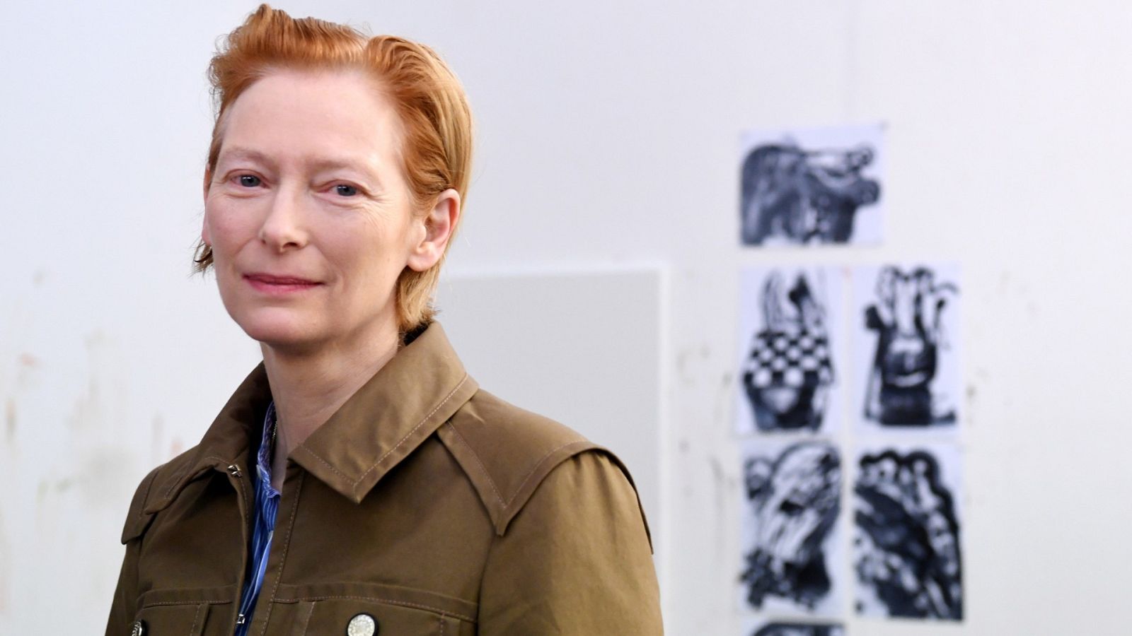 La actriz británica Tilda Swinton han sido galardonadas con el León de Oro