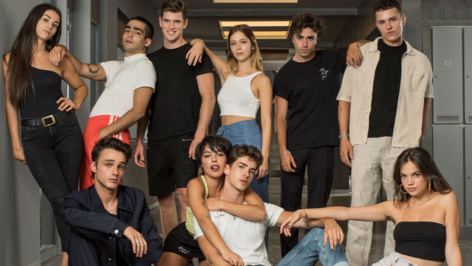 Reparto de la cuarta temporada de 'Élite'.