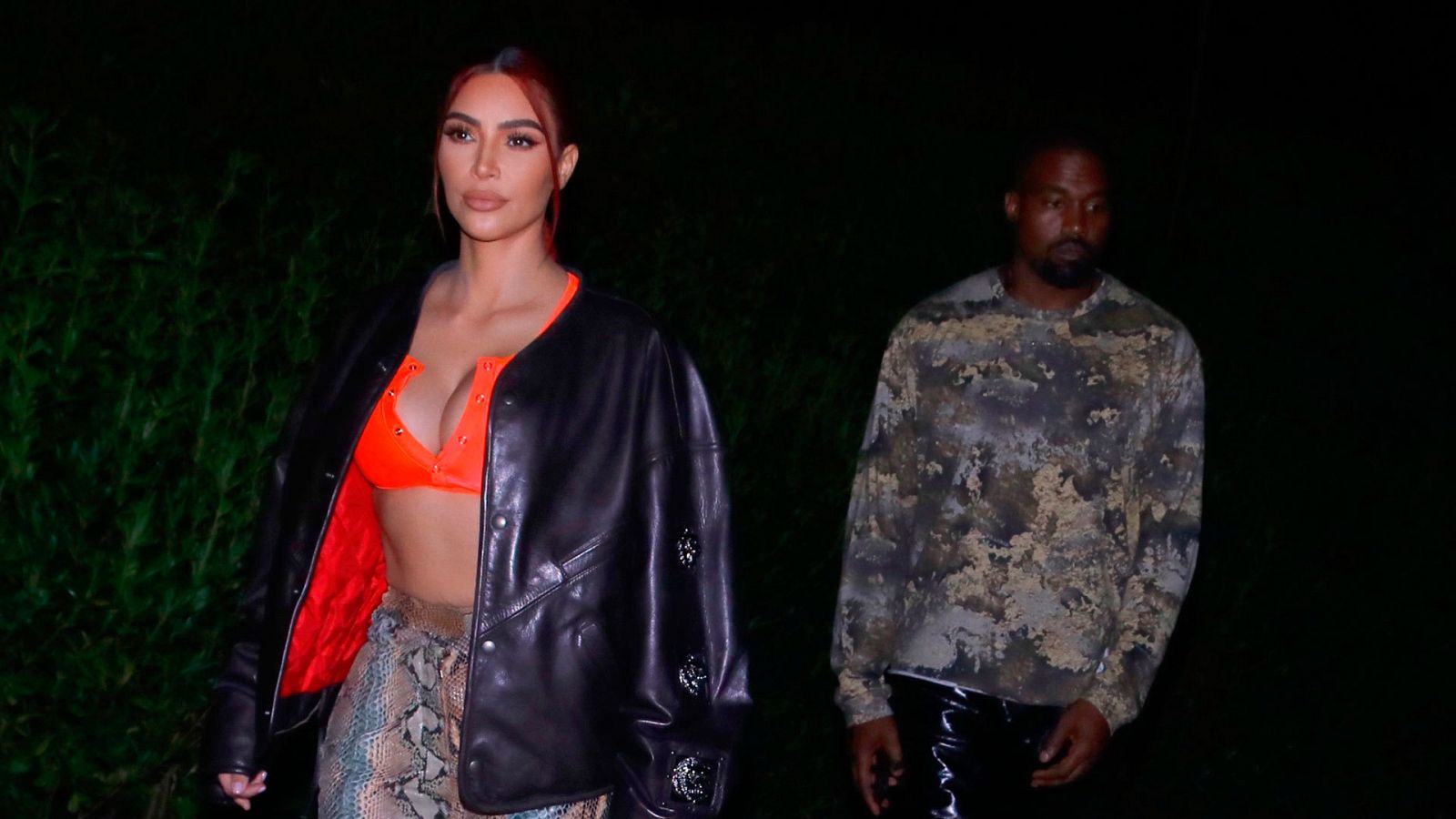 Kanye West y Kim Kardashian, de paseo por Malibú el pasado mes de junio.