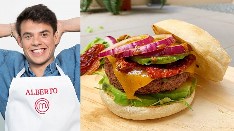 Así se prepara la hamburguesa vegetariana de Alberto de 'MasterChef'