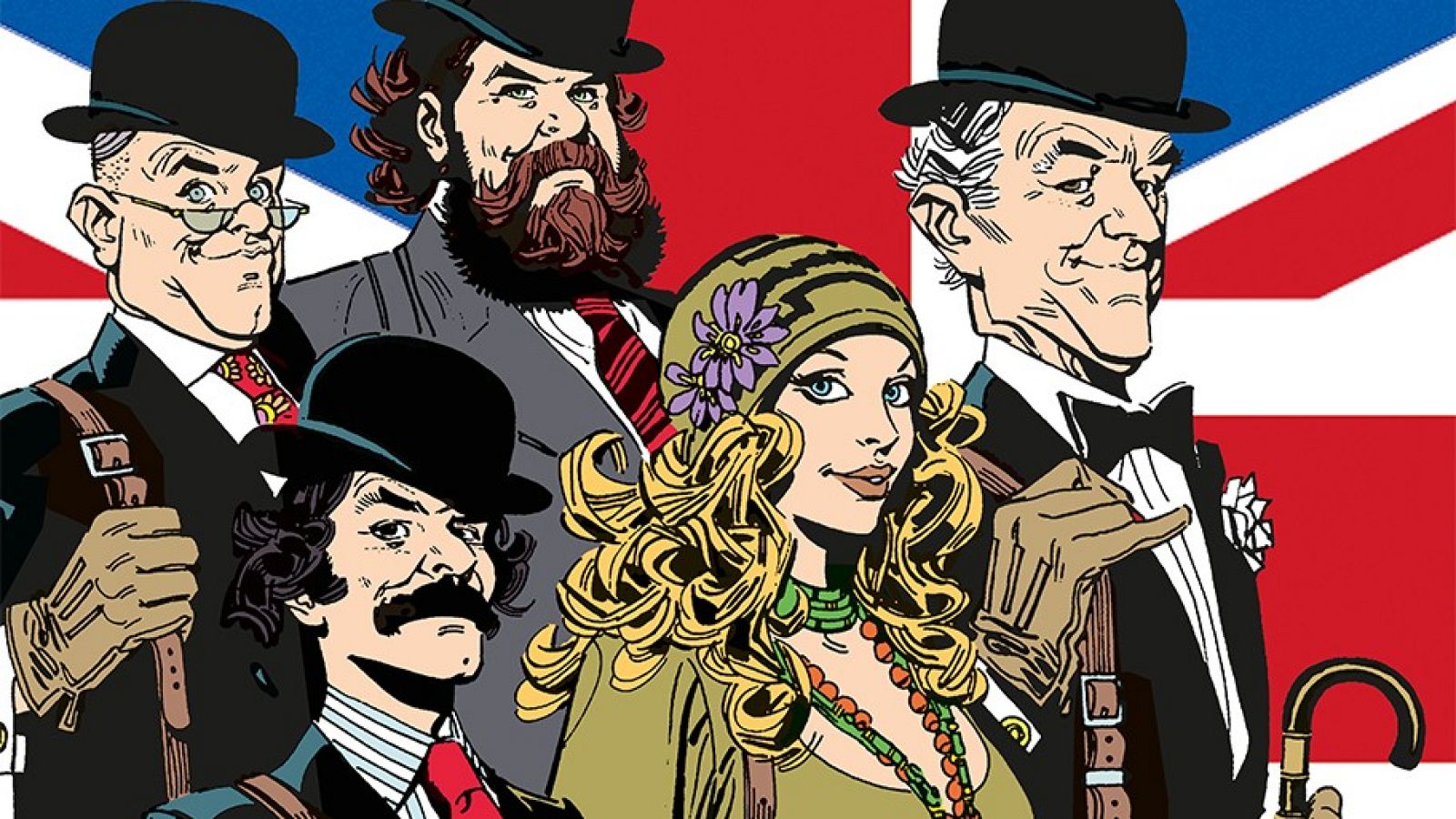 Detalle de la portada de 'Los Aristócratas'