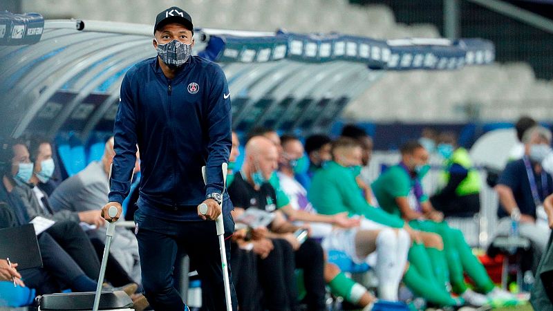 Mbappé estará tres semanas de baja por su esguince de tobillo