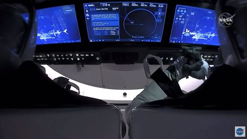 'Space X', el primer vuelo espacial tripulado en nueve años desde EE.UU. inicia el regreso a Tierra