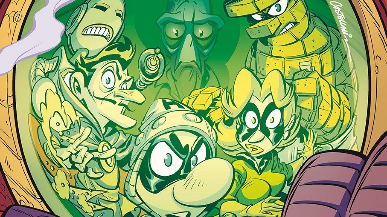 Detalle de la portada de 'El Supergrupo: Éxodo'