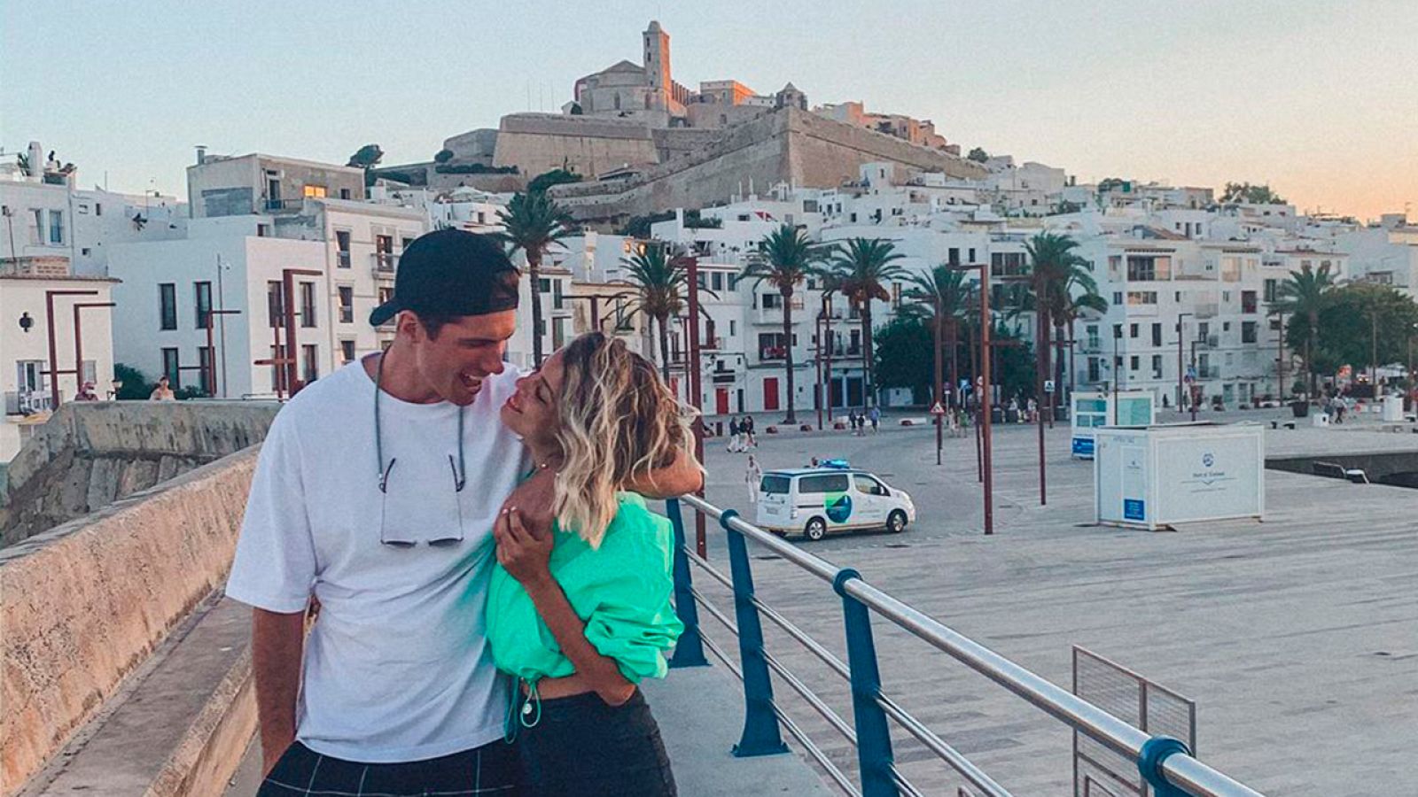 Nerea Rodríguez con Hektor Mass en Ibiza