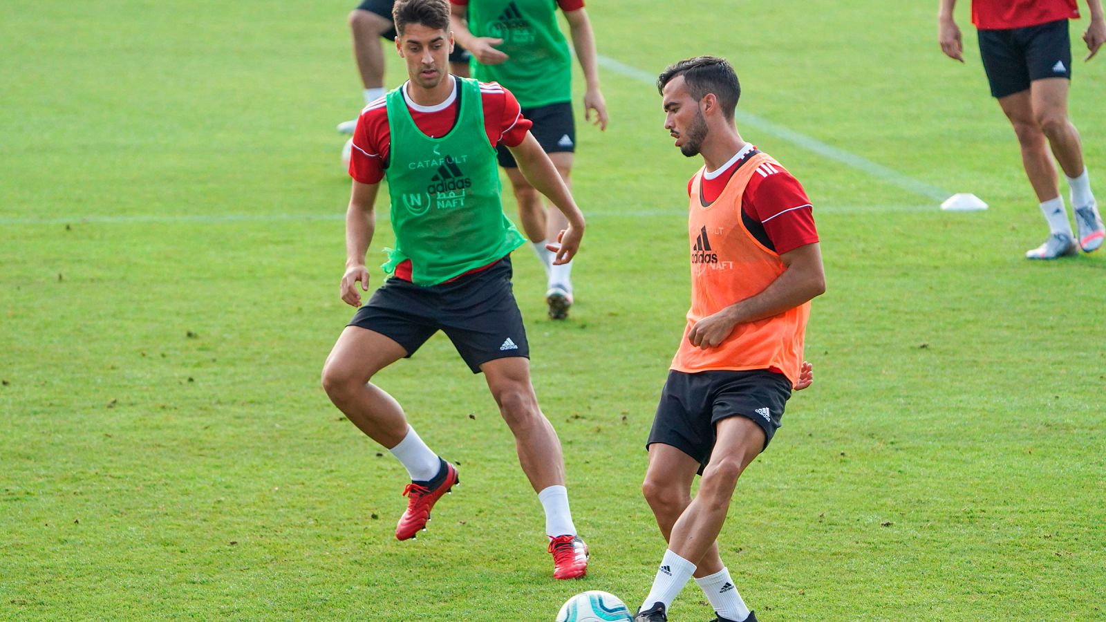 La UD Almería, entrenando