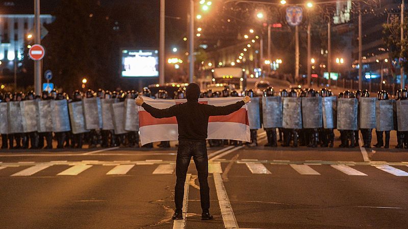 Cientos de heridos y más de 3.000 detenidos en los enfrentamientos tras las elecciones en Bielorrusia