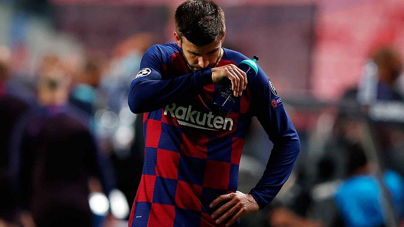 Piqué, tras la goleada bávara: "Es una vergüenza, el club necesita cambios estructurales"