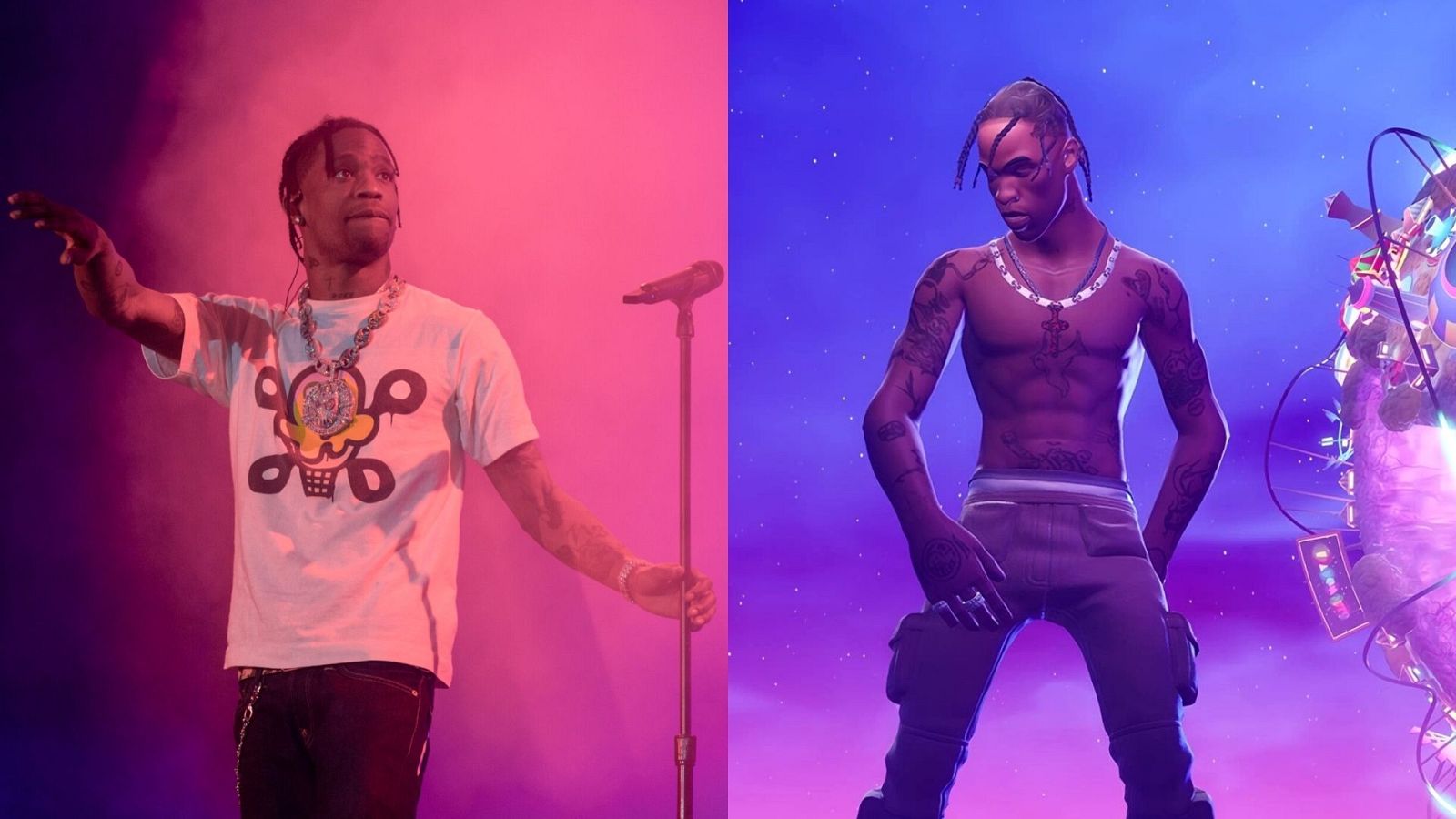 El concierto de Travis Scott en Fortnite