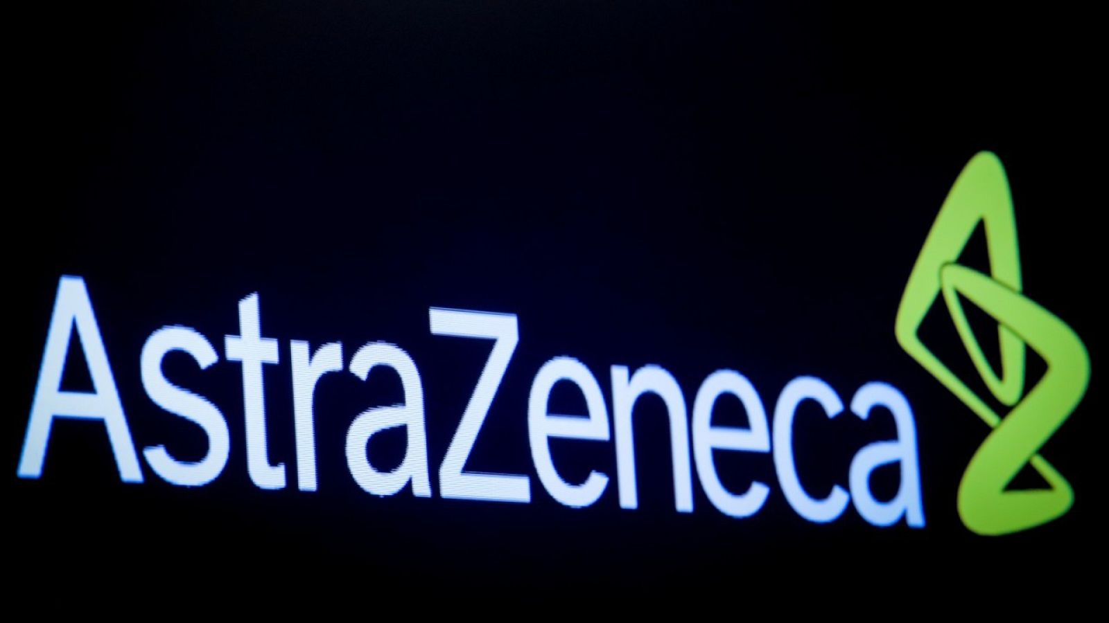 Logo de la compañía farmacéutica AstraZeneca.