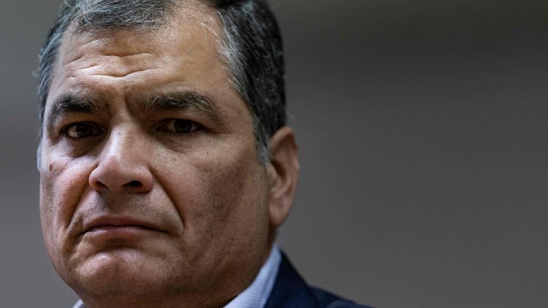 Designan al expresidente Rafael Correa como candidato a vicepresidente de Ecuador