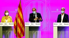 Torra prohíbe las reuniones de más de diez personas y hará medio millón de test en las aulas para frenar los contagios