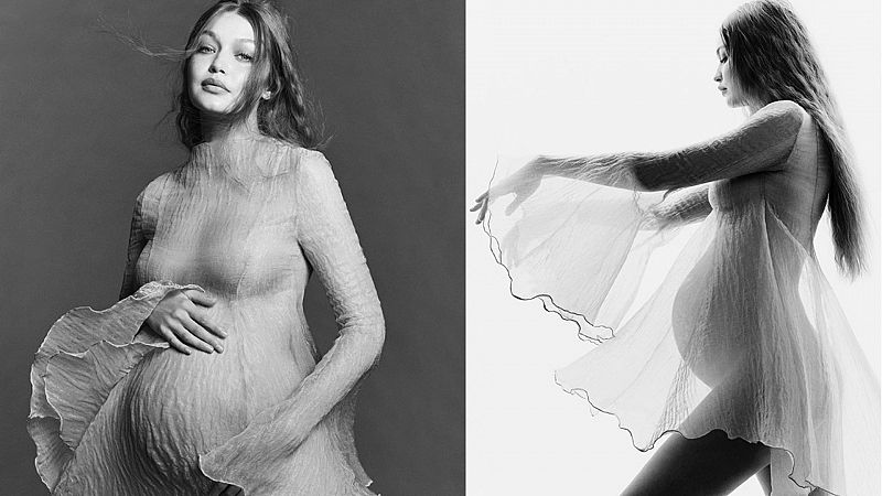 El posado más difícil de Gigi Hadid, embarazada de su primer hijo