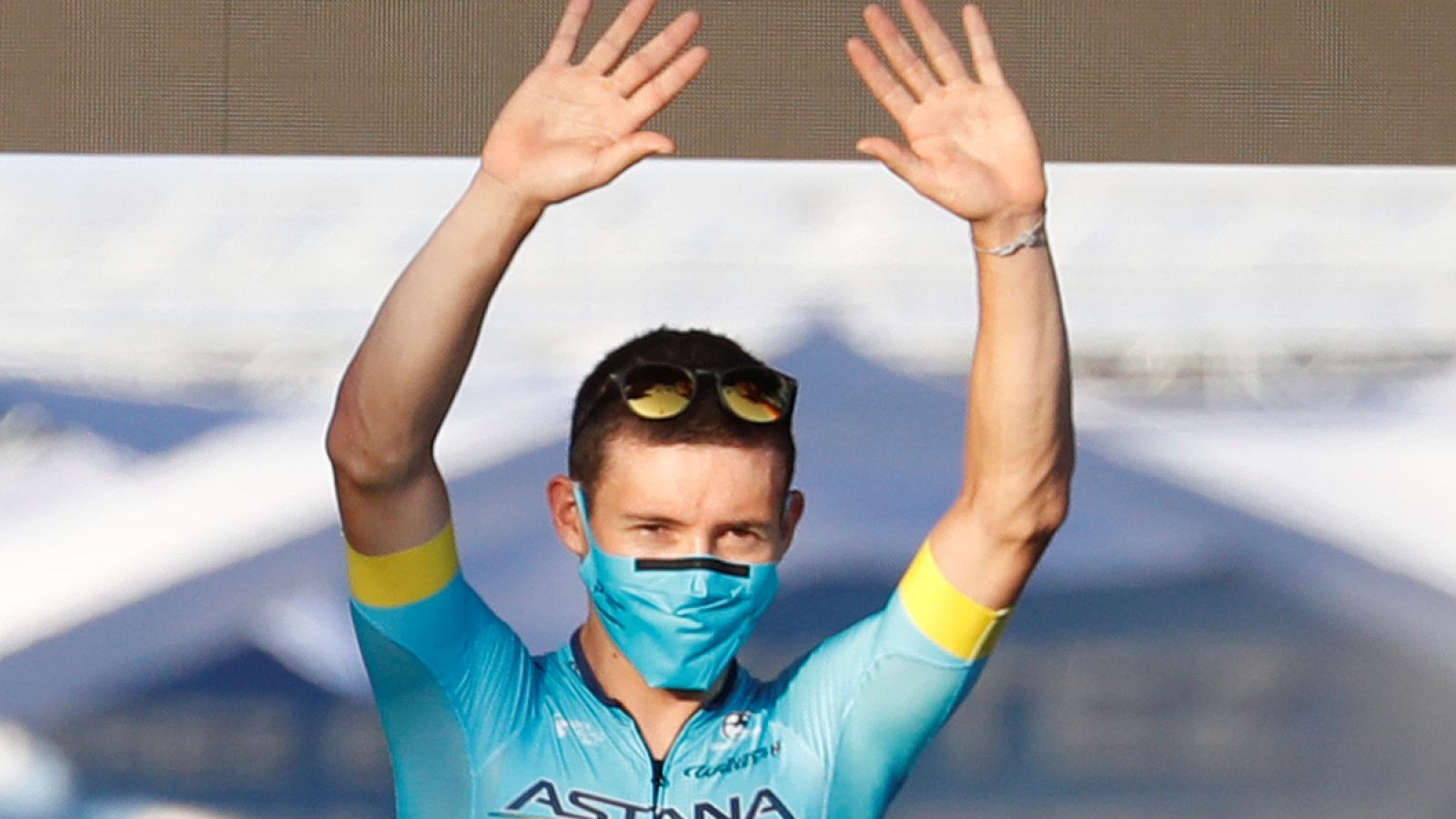 Miguel Ángel López, en la presentación del Tour 2020