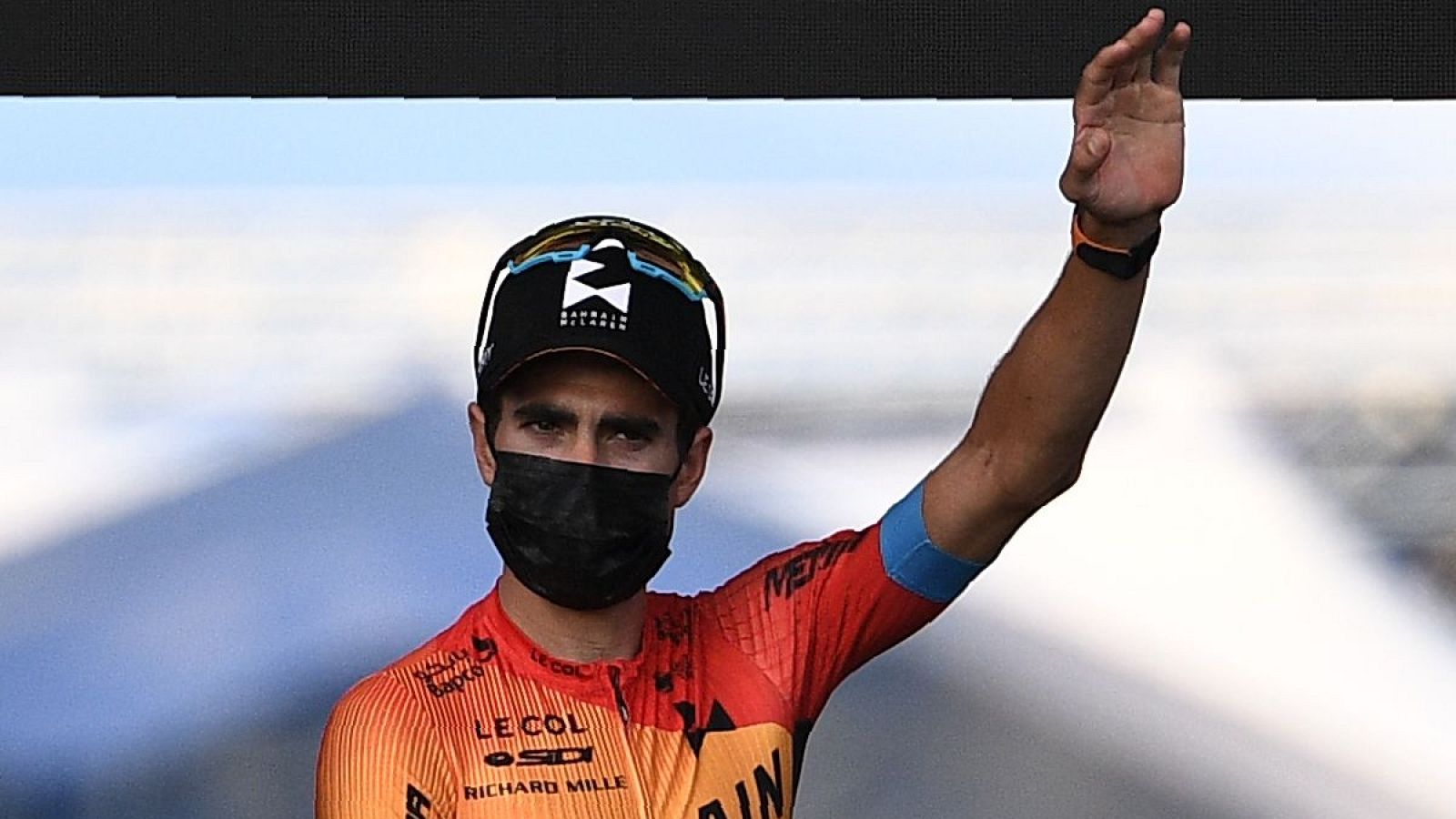 Mikel Landa, en la presentación del Tour 2020