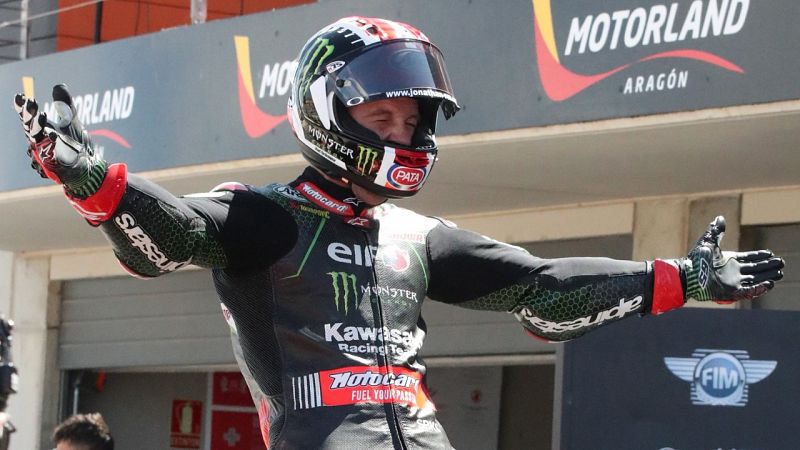 Jonathan Rea recupera el liderato del Mundial de Superbike tras un doblete en Aragón