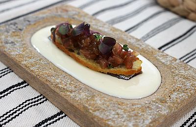 Crema idiaz�bal con sardina ahumada