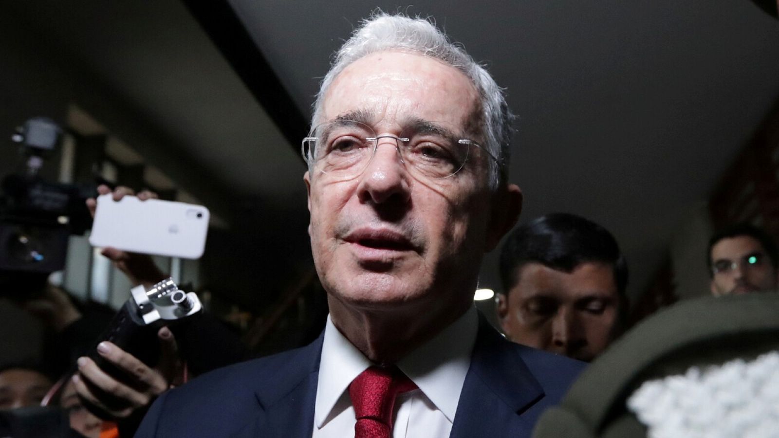 El expresidente colombiano Álvaro Uribe