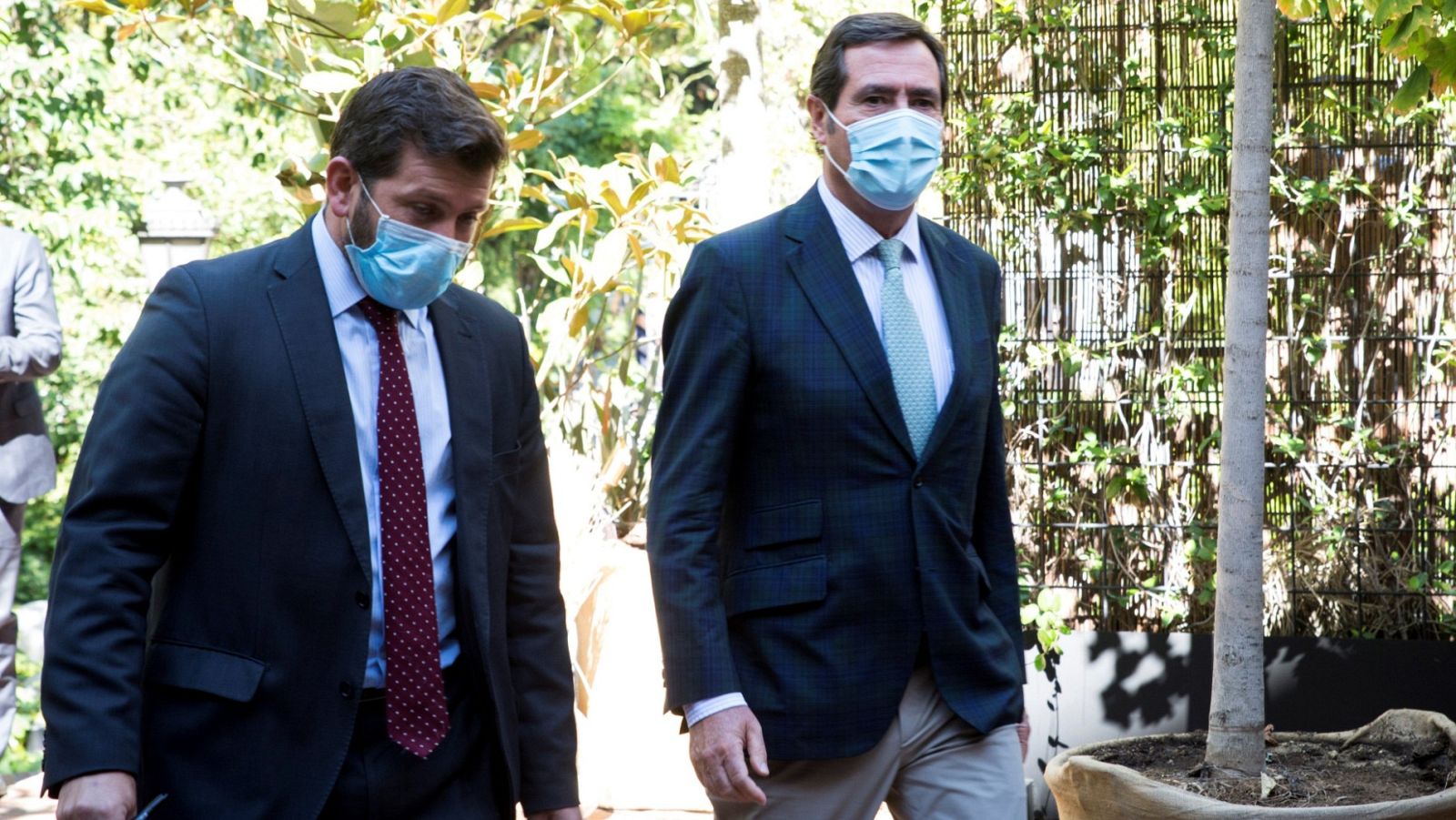 El presidente de la CEOE, Antonio Garamendi