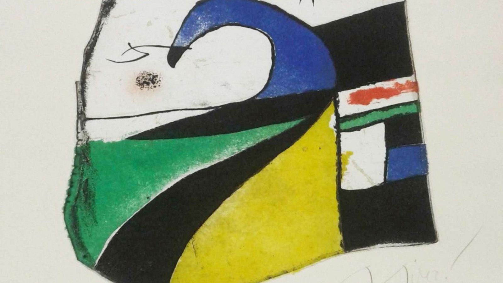 Grabado de Joan Miró valorado en 10.000 euros, desaparecido y hallado en una casa de subastas en Londres