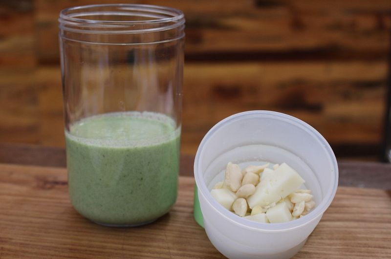 Gazpacho de melón y algas