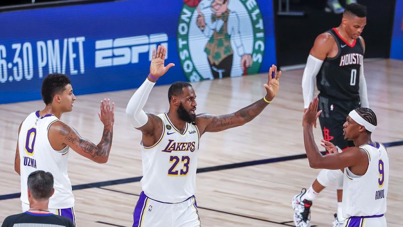 Los Lakers toman ventaja y Miami vuelve a unas finales de conferencia seis años después