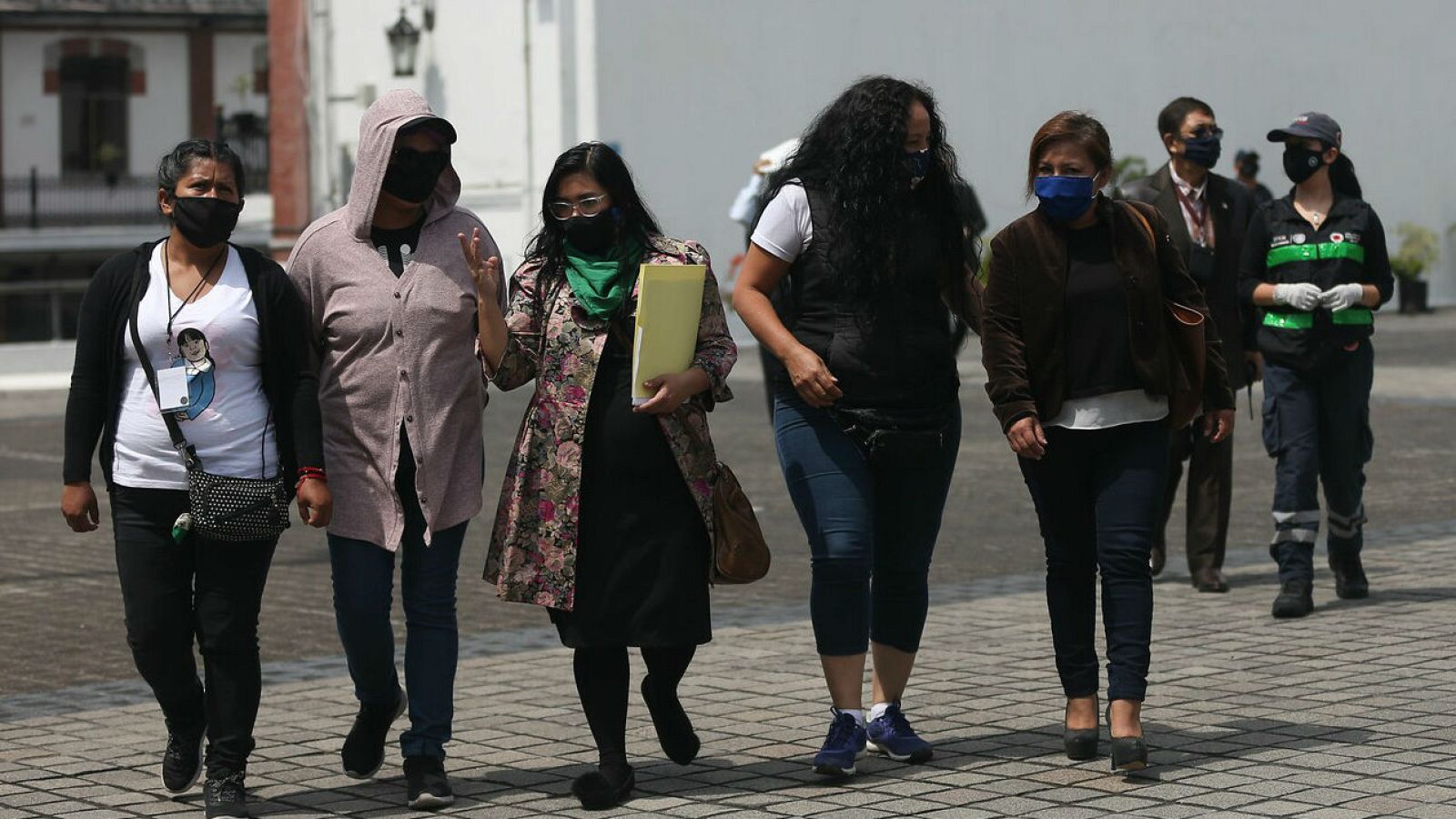 Una ocupación feminista en la sede de DD.HH. pone a prueba al Gobierno de México