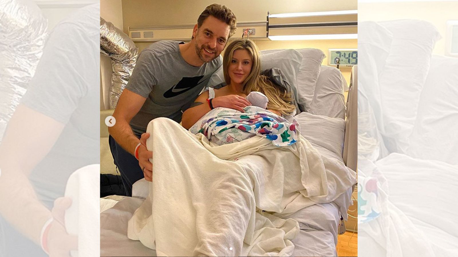 Pau Gasol y su pareja, Cat McDonnell han sido padres de una niña