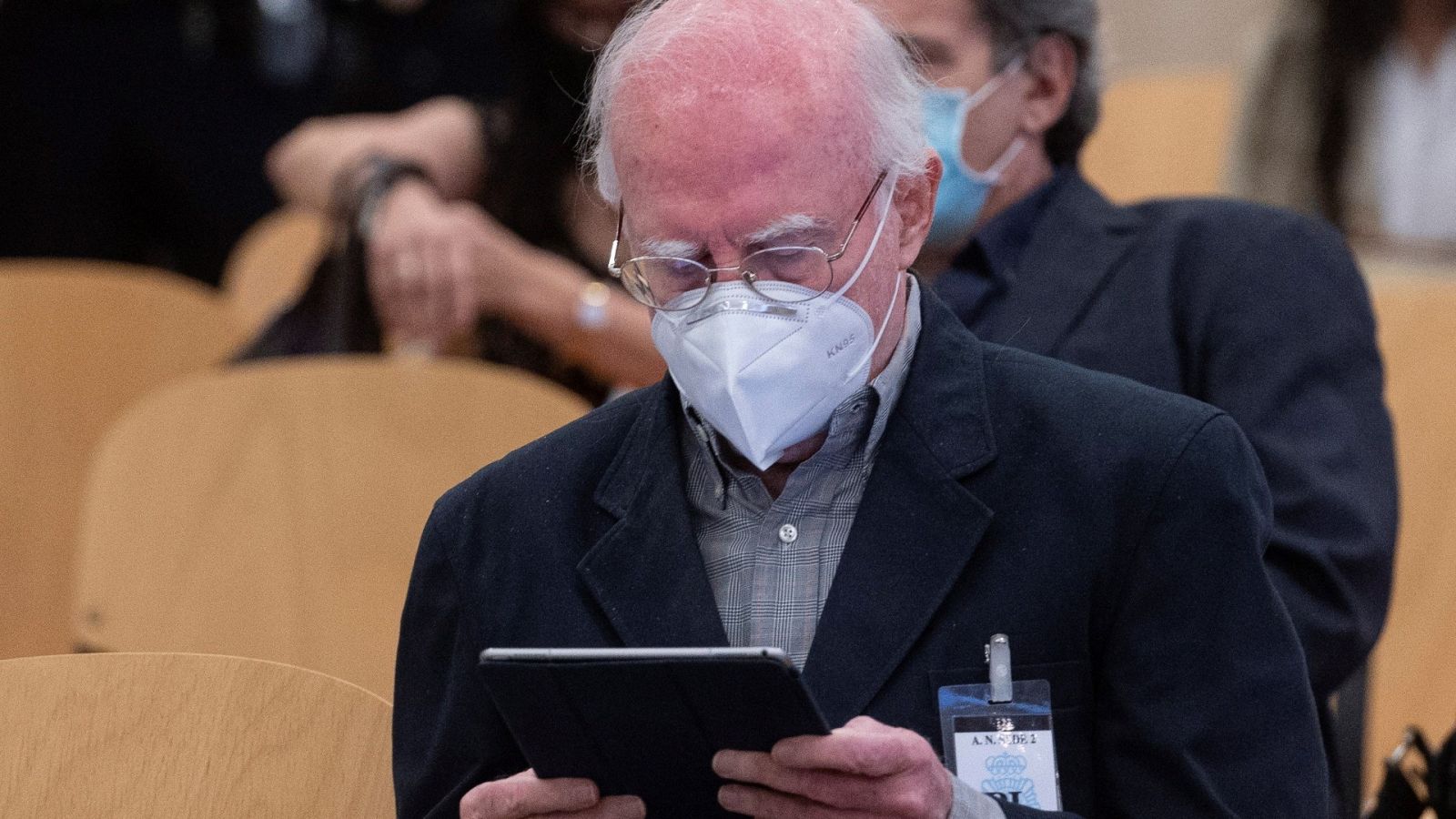 Teddy Bautista en un momento del juicio