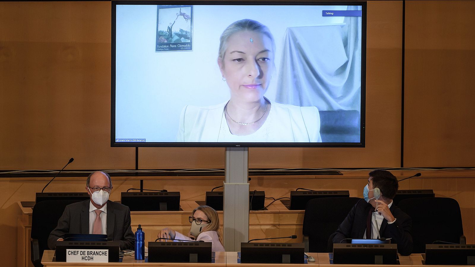 La líder de la oposición bielorrusa pide, desde el exilio, que Lukashenko permita a la ONU investigar abusos