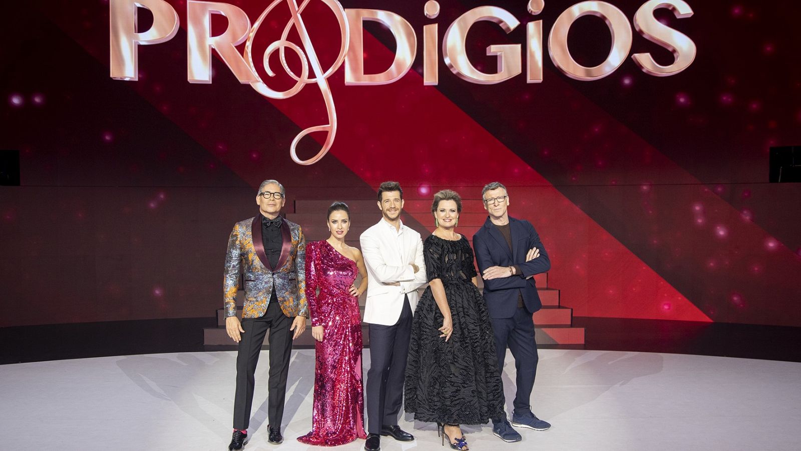 Presentadores y jurado de 'Prodigios'