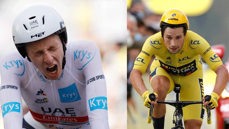 Tadej Pogacar le gana a Roglic el Tour en una hist�rica contrarreloj en La Planche des Belles Filles