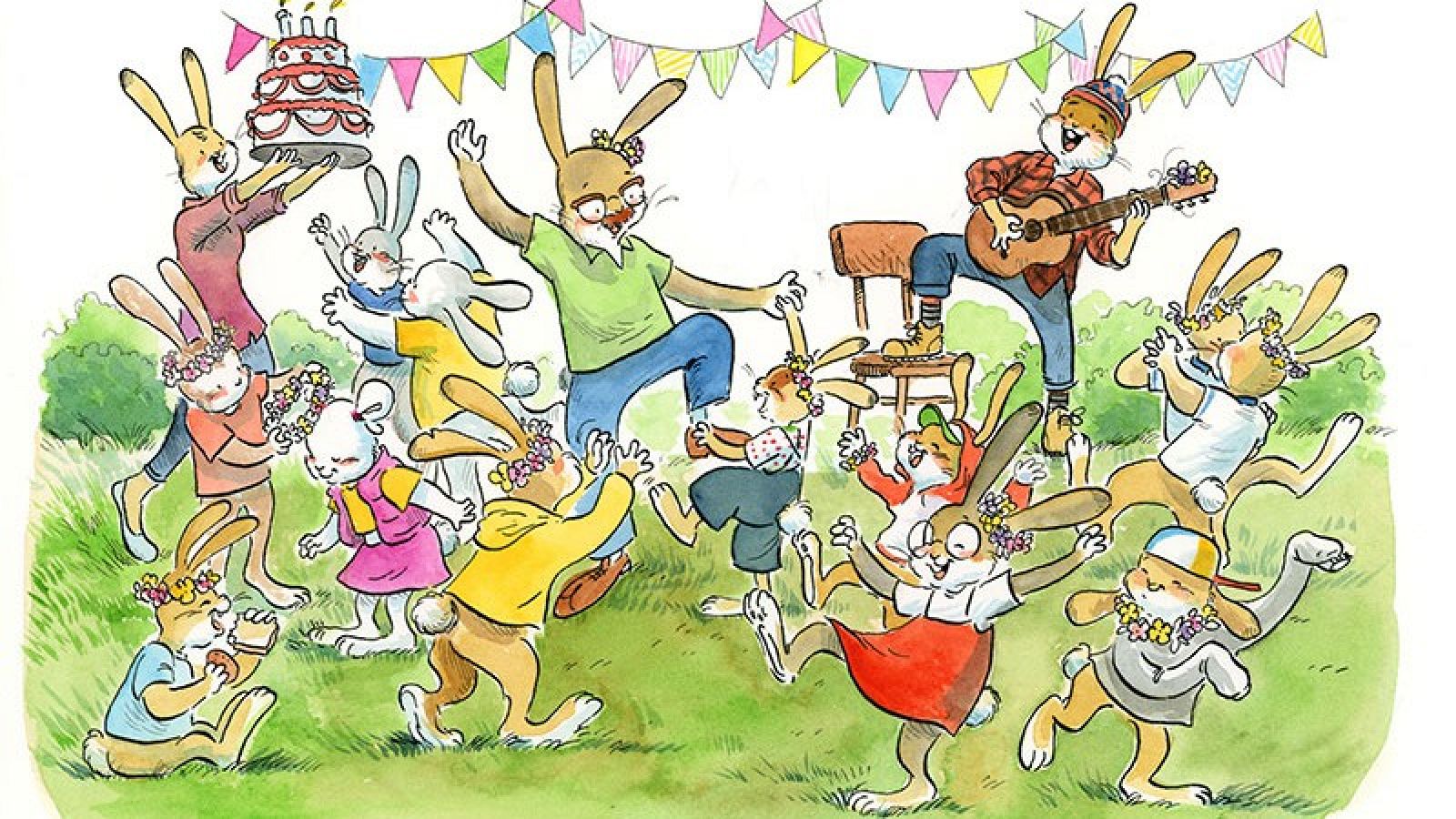 Ilustración de 'La casita bajo tierra', de Toni Garcés