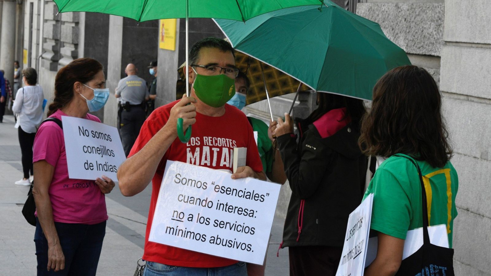 Concentración profesores ese martes ante la Consejeria de Educación y Juventud en Madrid