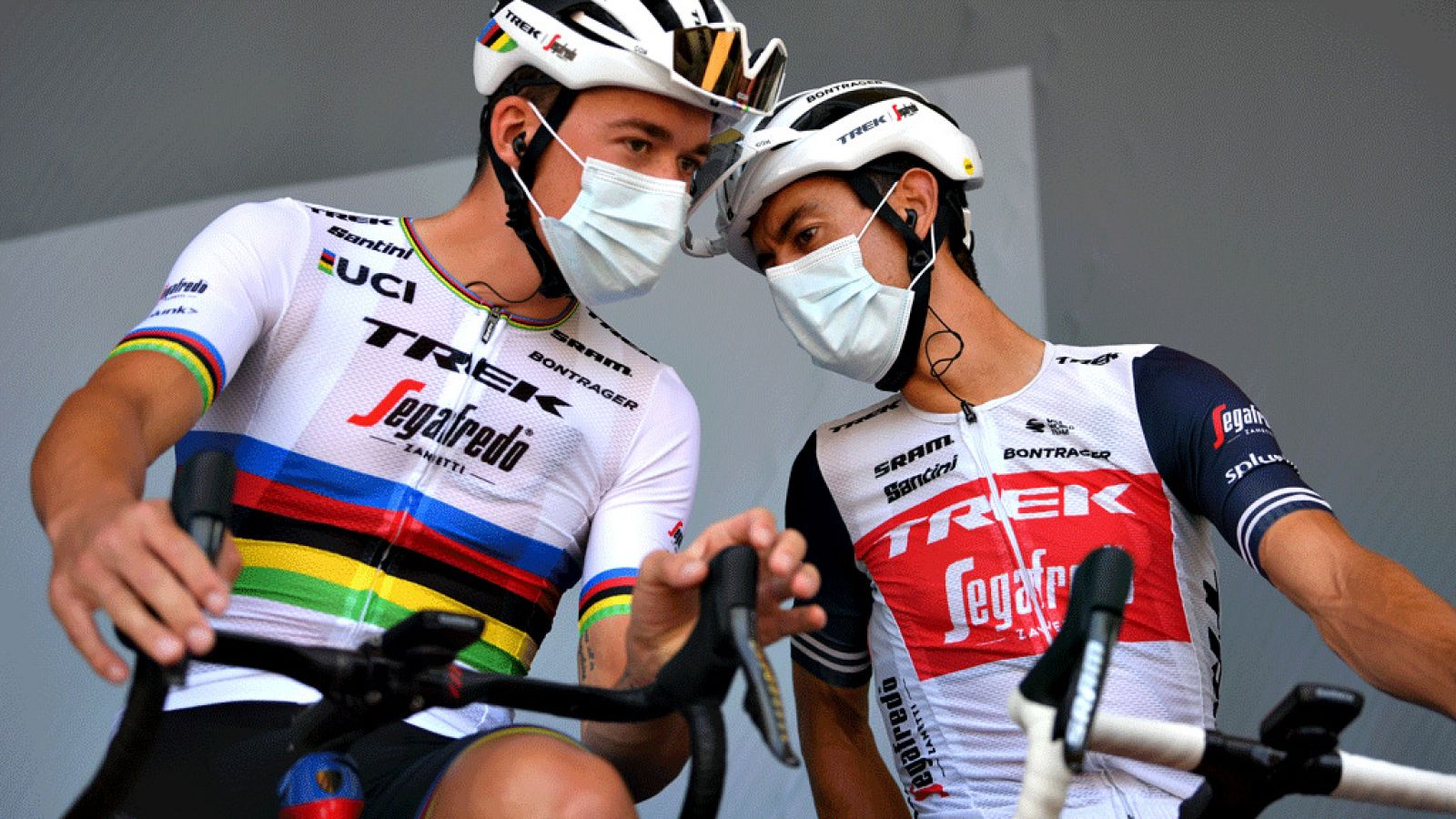 Imagen del danés Mads Pedersen, vigente campeón del mundo, durante una etapa del Tour de Francia 2020.