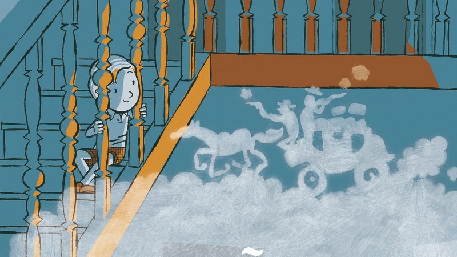 Detalle de la portada de 'El niño que'