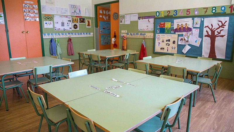 Más de 2.800 aulas de toda España han tenido que cerrar desde que comenzó el curso