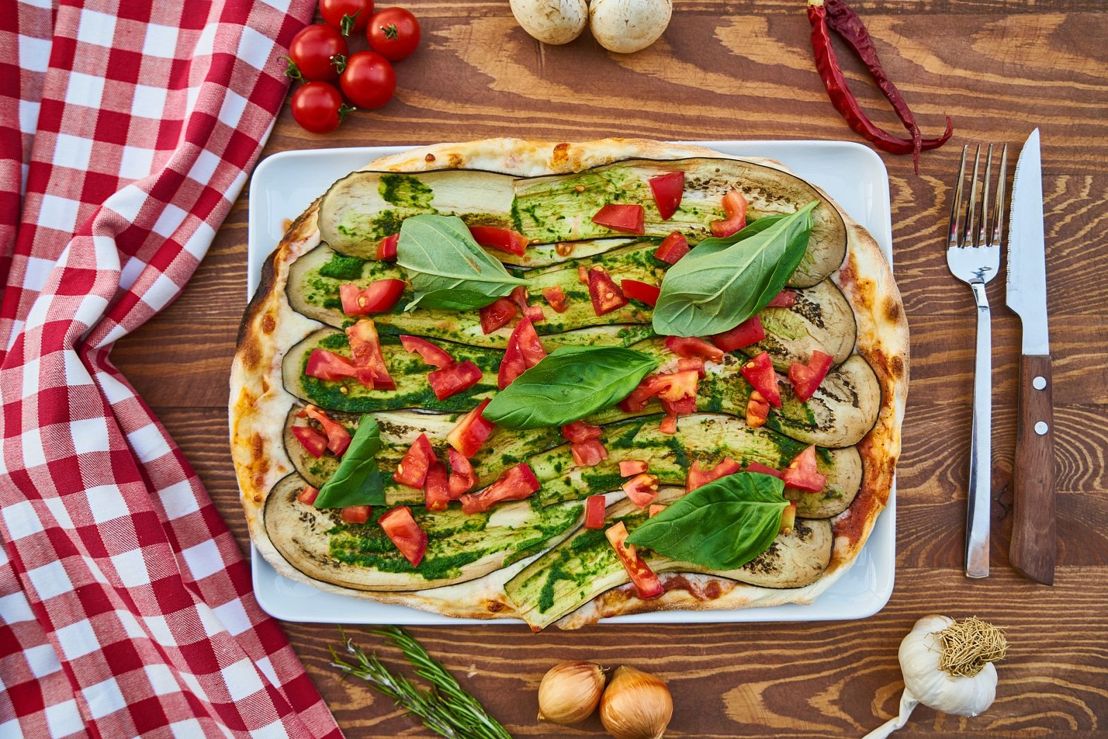 Pizza vegetariana