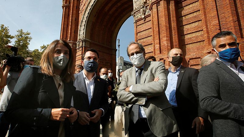 Entidades y partidos independentistas conmemoran el tercer aniversario del 1-O pidiendo "amnistía" para los "represaliados"