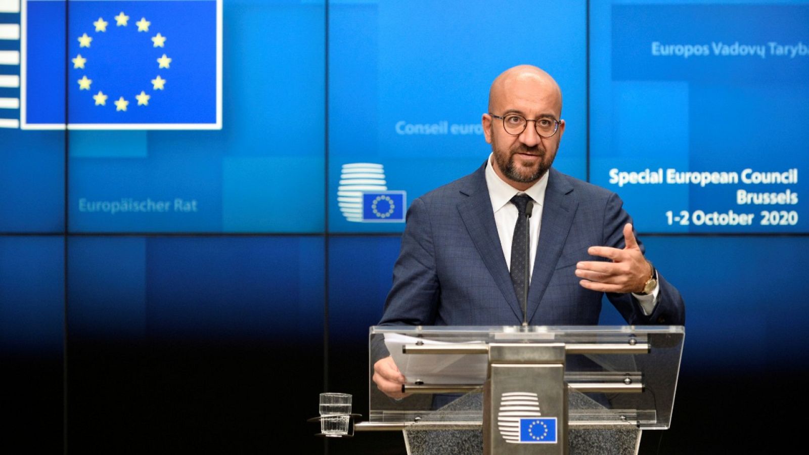 El presidente del Consejo Europeo, Charles Michel.