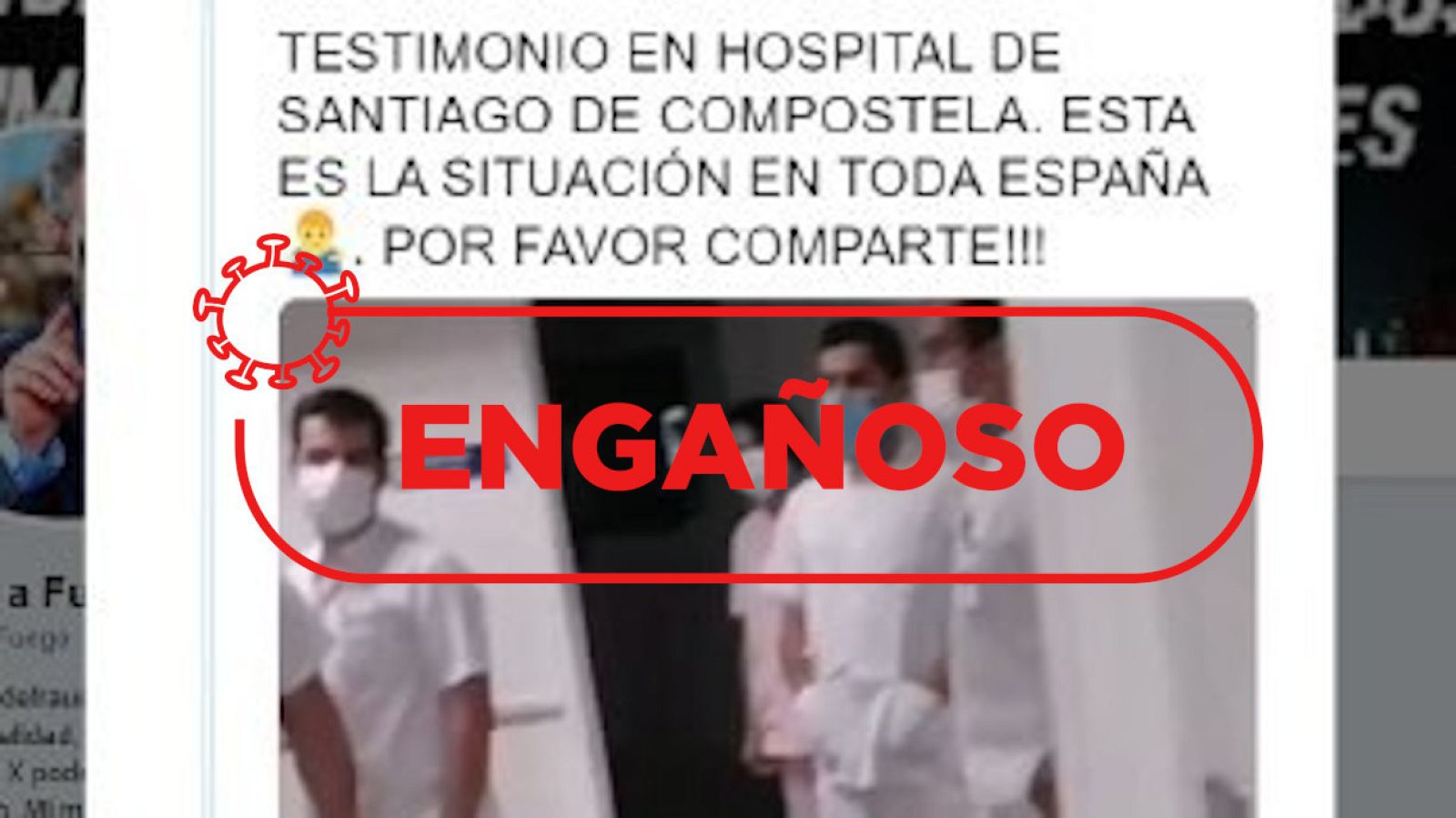 Un vídeo con críticas al Hospital Santiago Apóstol es utilizado en la campaña #emptyhospitals, que niega la existencia del virus