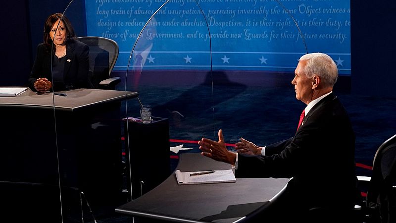 La gestión de la pandemia domina un moderado debate vicepresidencial entre Pence y Harris