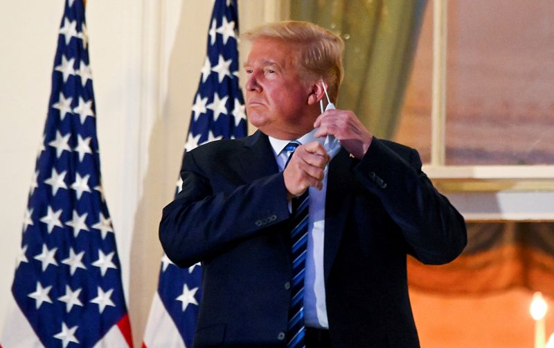 Trump asegura que su contagio de COVID-19 fue una "bendición de Dios" y dice estar "perfecto"