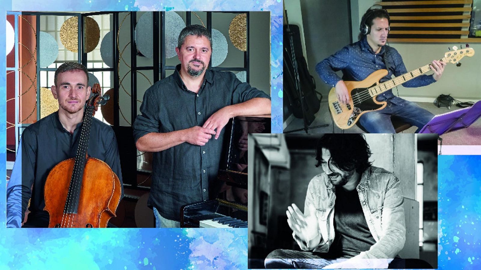 Javier Albarés y 'Lorenzo Moya Flamenco trío'