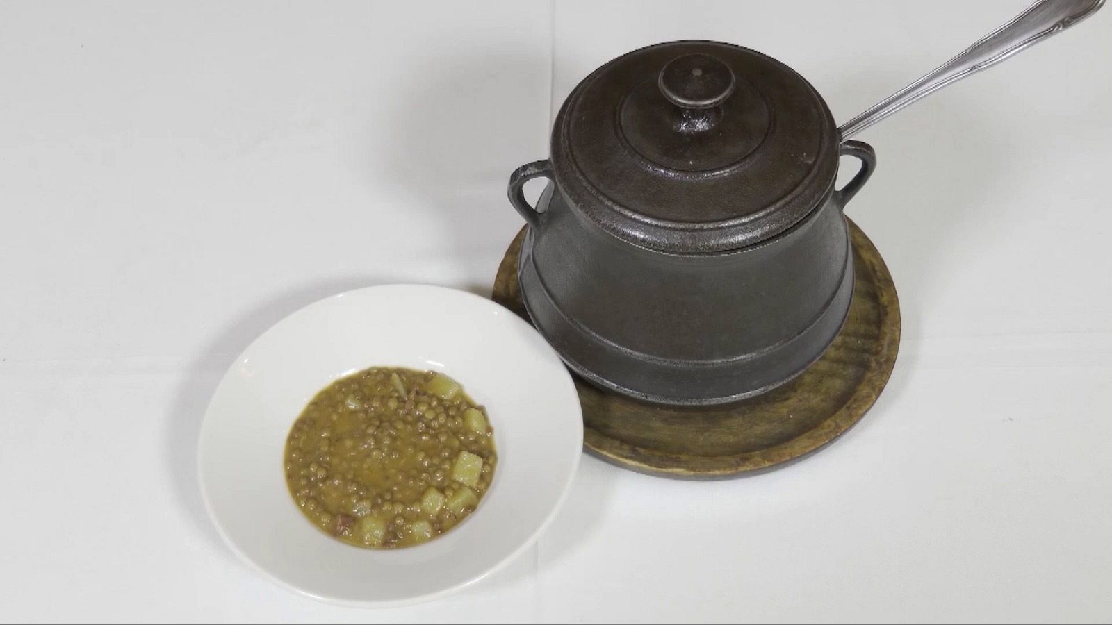 Receta de lentejas tradicionales con Bustamante