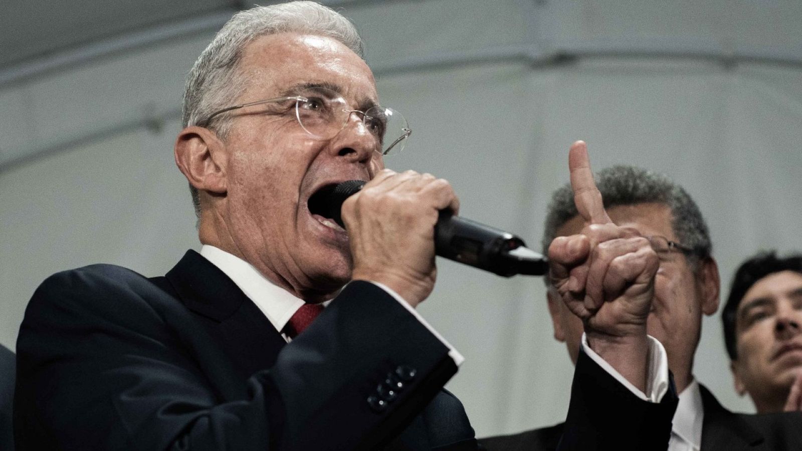 El expresidente colombiano Álvaro Uribe en una imagen del 8 de octubre de 2019.