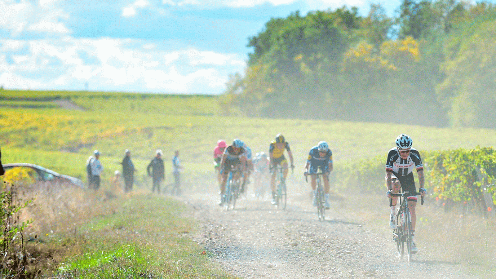 Imagen de archivo durante la 113ª edición de la París-Tours.