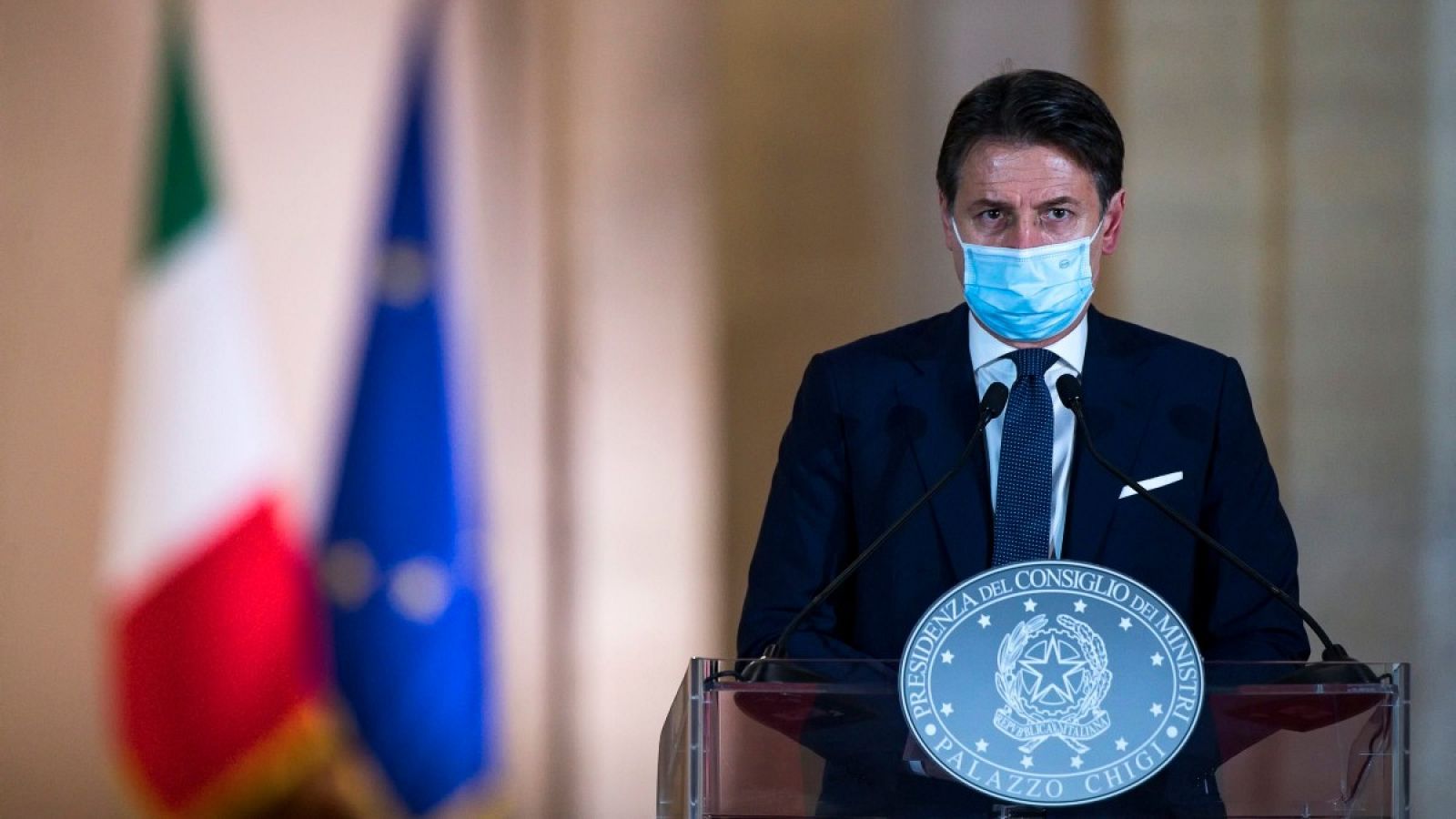 El primer ministro italiano, Giuseppe Conte