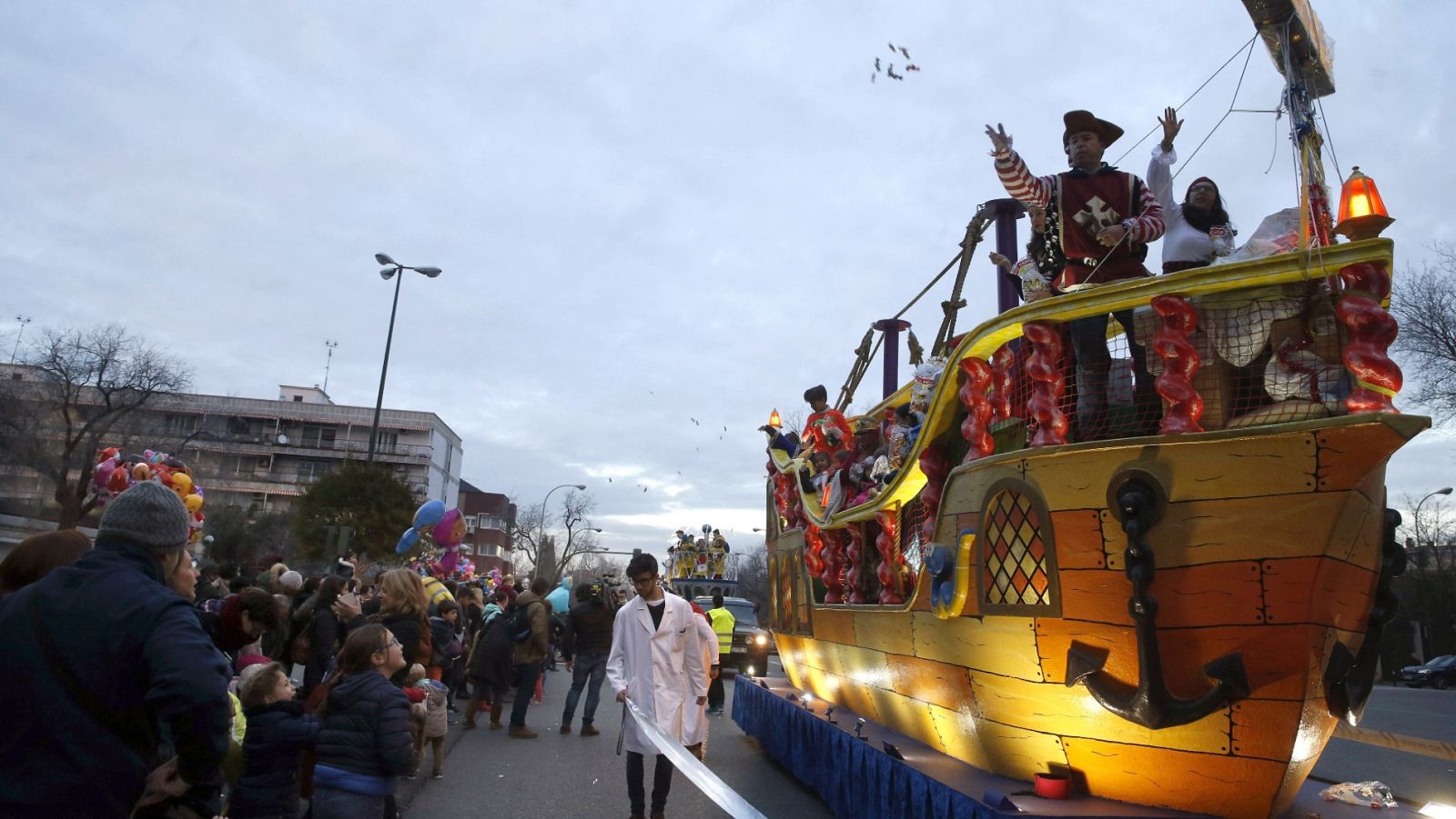La cabalgata de los Reyes Magos de Oriente del barrio madrileño de Chamartín en una imagen de archivo